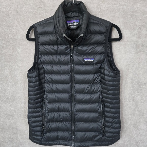 Patagonia Jackets & Blazers - Patagonia Womens Down Sweater Vest Medium Black Lightweight Packable Puffer